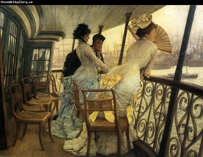 James Tissot The Gallery of H.M.S.